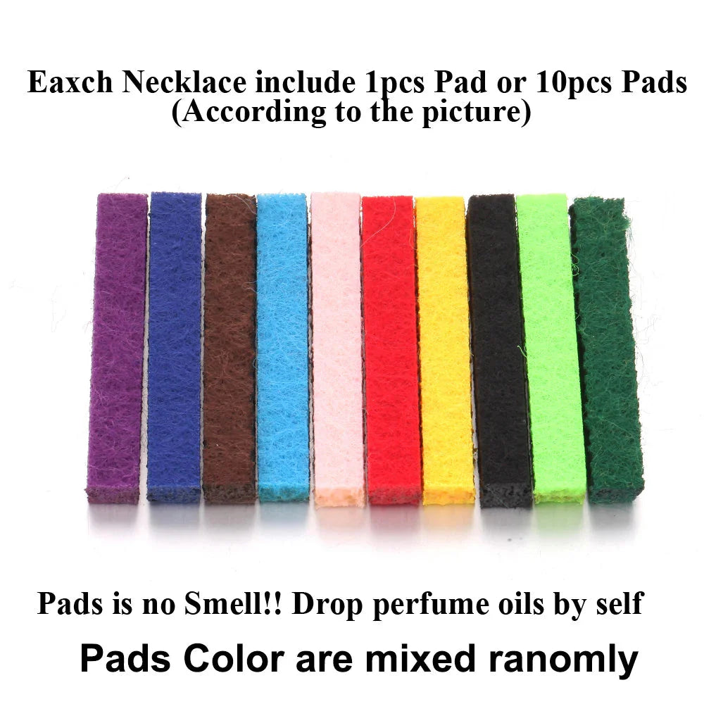 Stainless Steel Aromatherapy Necklace – Oil Diffuser Pendant