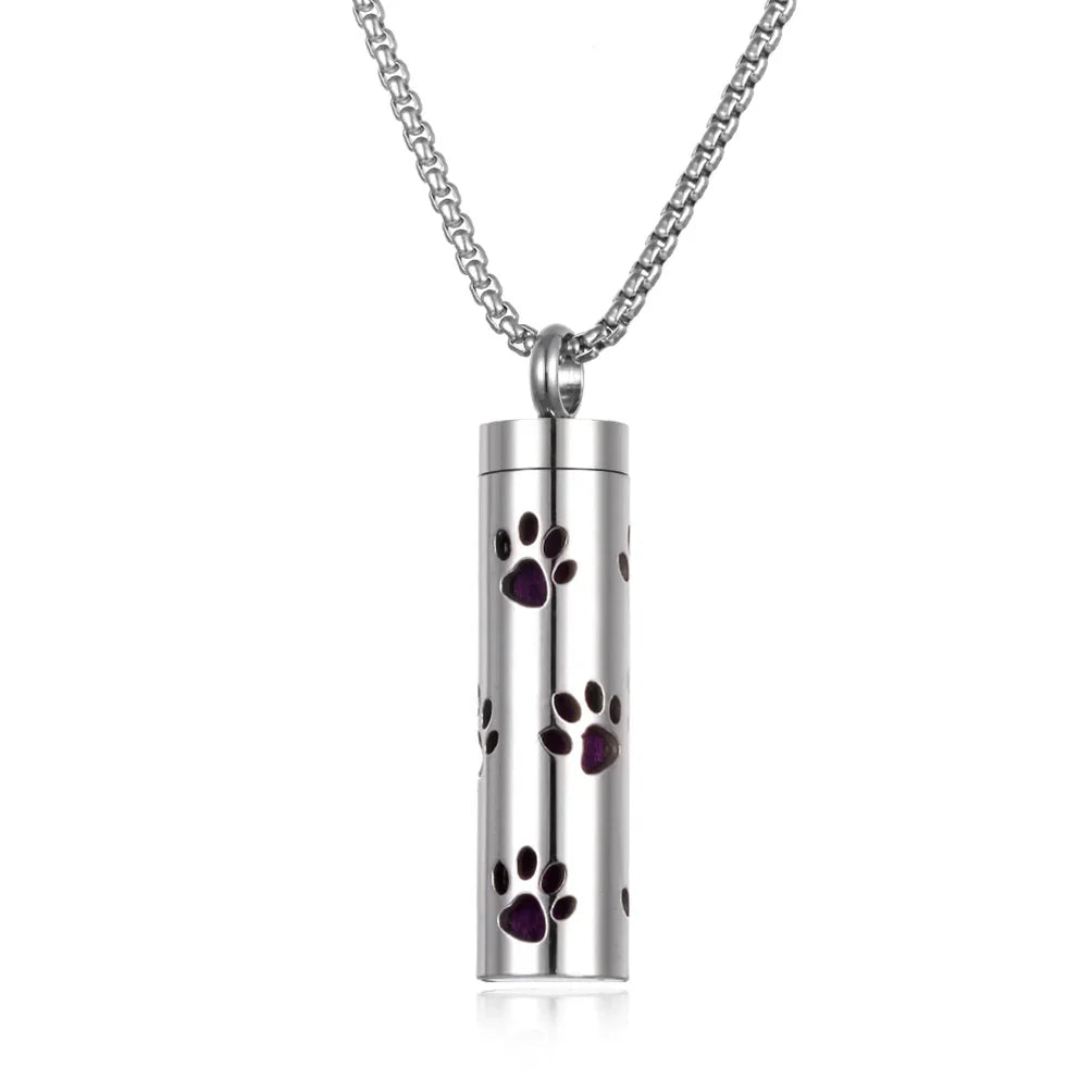 Stainless Steel Aromatherapy Necklace – Oil Diffuser Pendant